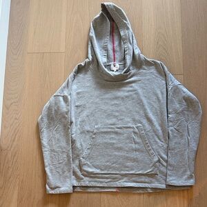 Cozy Gray Hooded Women's Sweatshirt